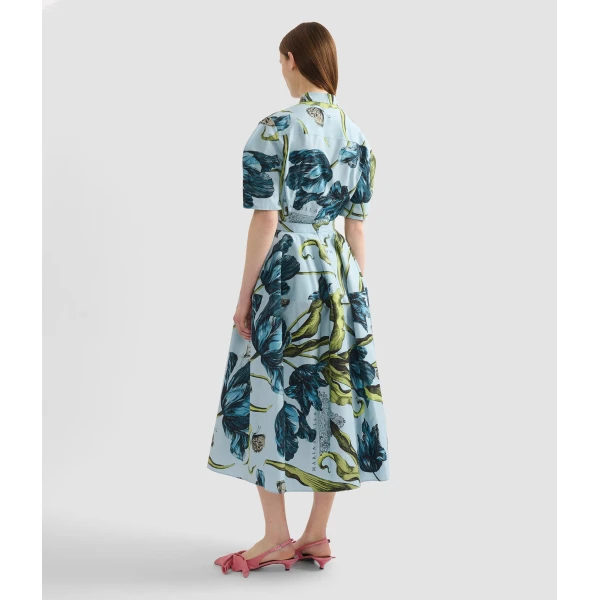 Erdem Floral Print Full Midi Skirt - Skirts - British Romantic Luxury at Coveti