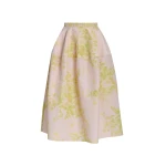 Erdem Floral Print Linen Chine Midi Full Skirt - Skirts - British Romantic Luxury at Coveti