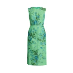 Erdem Floral Print Linen Pencil Midi Dress - Dresses - British Romantic Luxury at Coveti