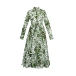 Erdem Floral Print Long Sleeve Shirt Dress - Dresses - British Romantic Luxury at Coveti