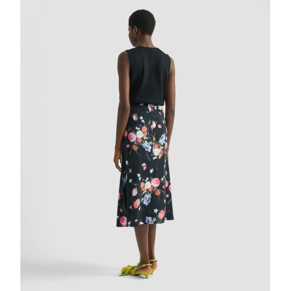 Erdem Floral Print Panel Sleeveless Jumper - Knitwear - British Romantic Luxury at Coveti