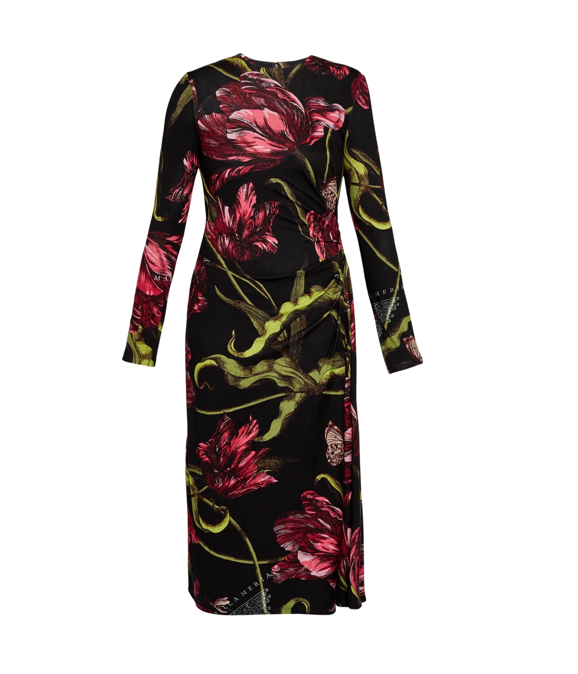 Erdem-Floral-Print-Ponte-Jersey-Long-Sleeve-Midi-Dress-coveti-241199_nobg Erdem Floral Print Ponte Jersey Long Sleeve Midi Dress - Dresses - British Romantic Luxury at Coveti