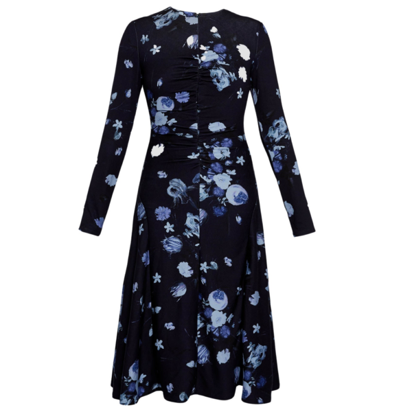 Erdem Floral Print Ponte Jersey Long Sleeve Midi Dress - Dresses - British Romantic Luxury at Coveti