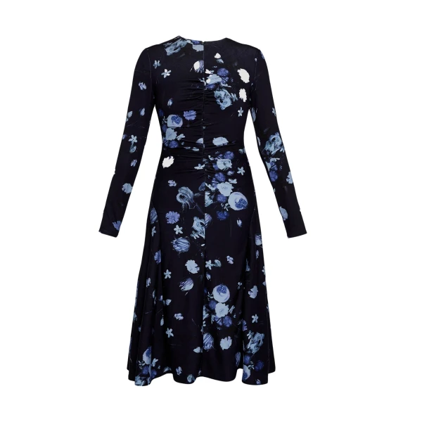 Erdem Floral Print Ponte Jersey Long Sleeve Midi Dress - Dresses - British Romantic Luxury at Coveti