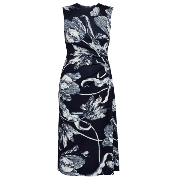 Erdem Floral Print Ponte Jersey Sleeveless Midi Dress - Dresses - British Romantic Luxury at Coveti