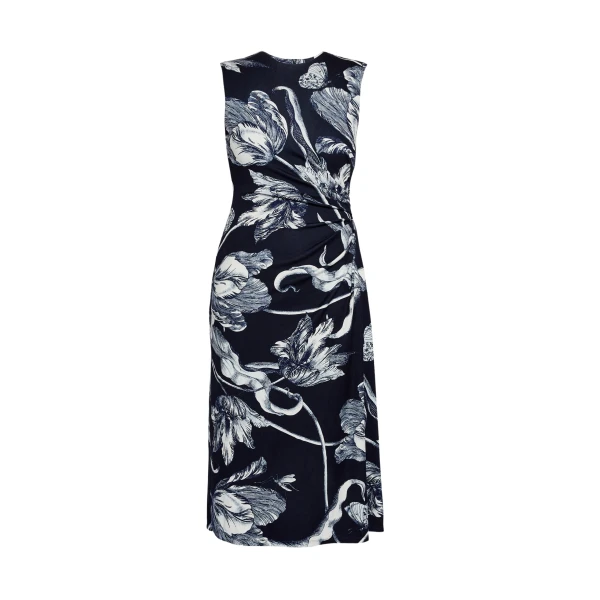 Erdem Floral Print Ponte Jersey Sleeveless Midi Dress - Dresses - British Romantic Luxury at Coveti