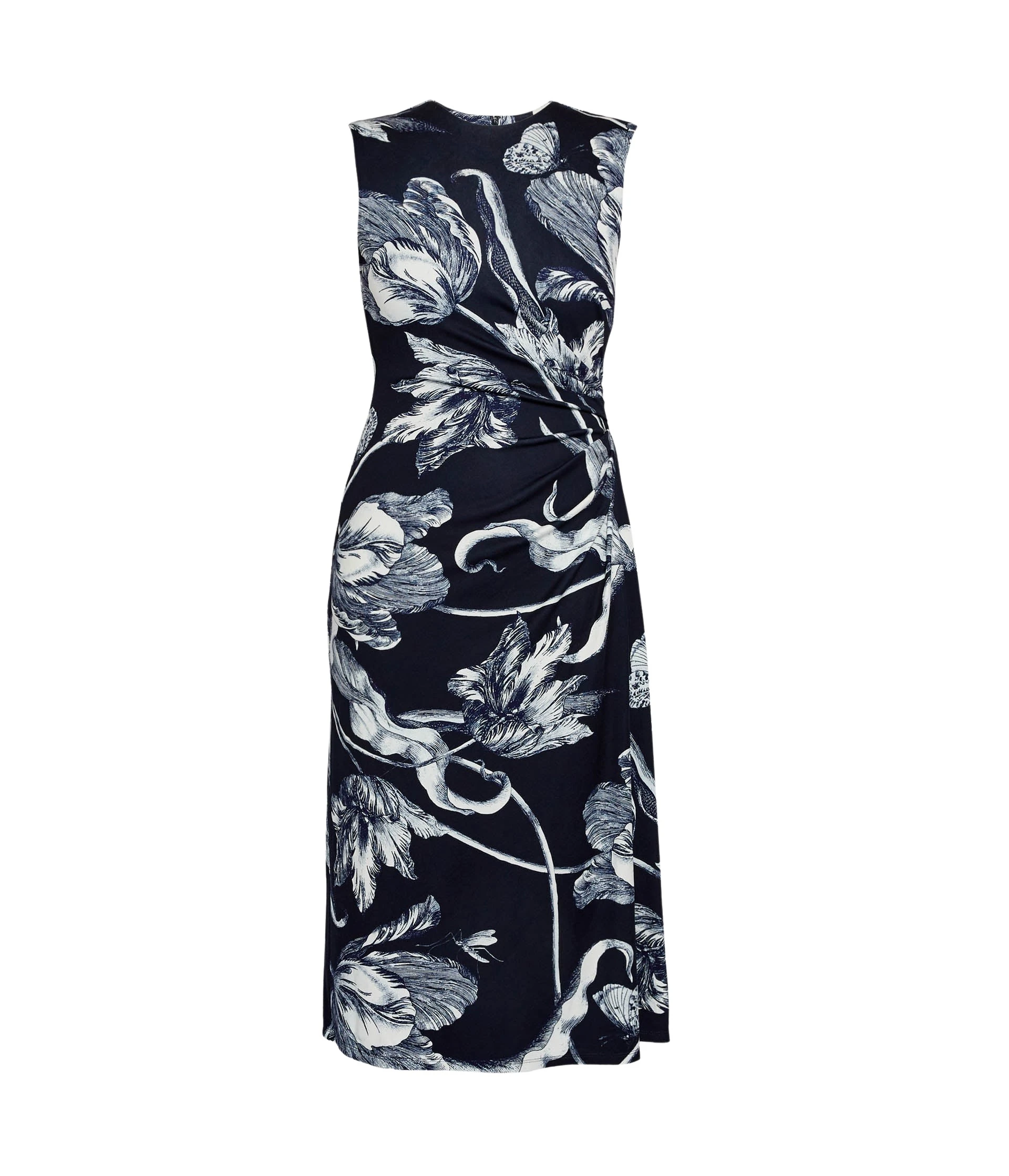 Erdem Floral Print Ponte Jersey Sleeveless Midi Dress - Dresses - British Romantic Luxury at Coveti
