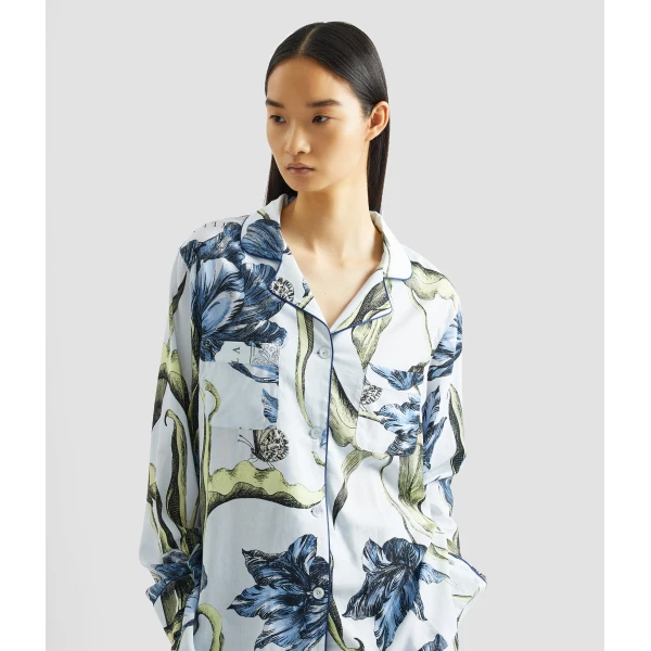 Erdem Floral Print Pyjama Set - Loungewear - British Romantic Luxury at Coveti