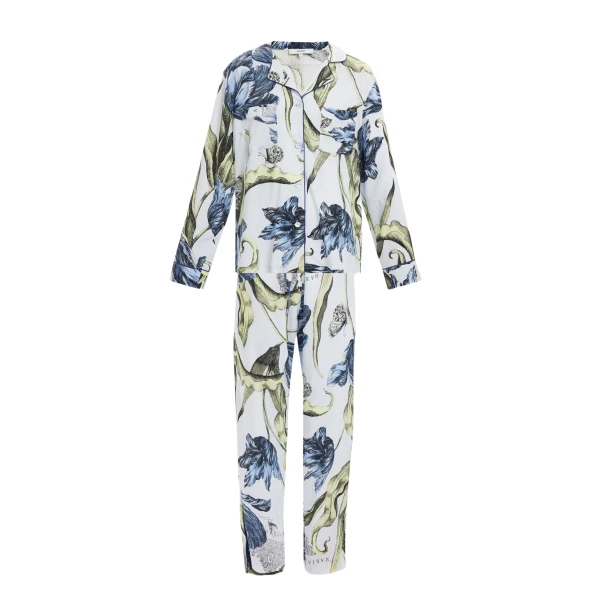 Erdem Floral Print Pyjama Set - Loungewear - British Romantic Luxury at Coveti