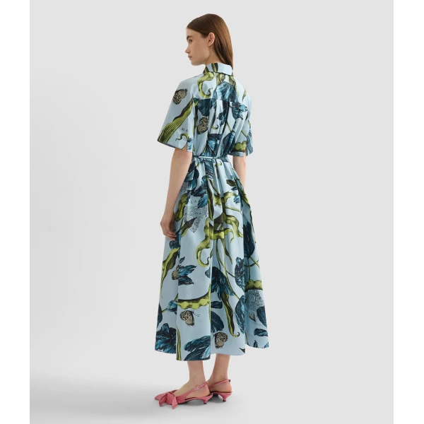 Erdem Floral Print Shirt Dress - Dresses - British Romantic Luxury at Coveti