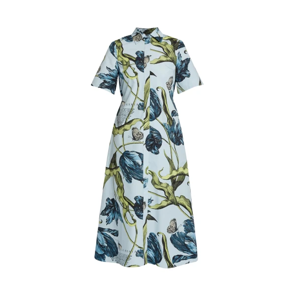 Erdem Floral Print Shirt Dress - Dresses - British Romantic Luxury at Coveti