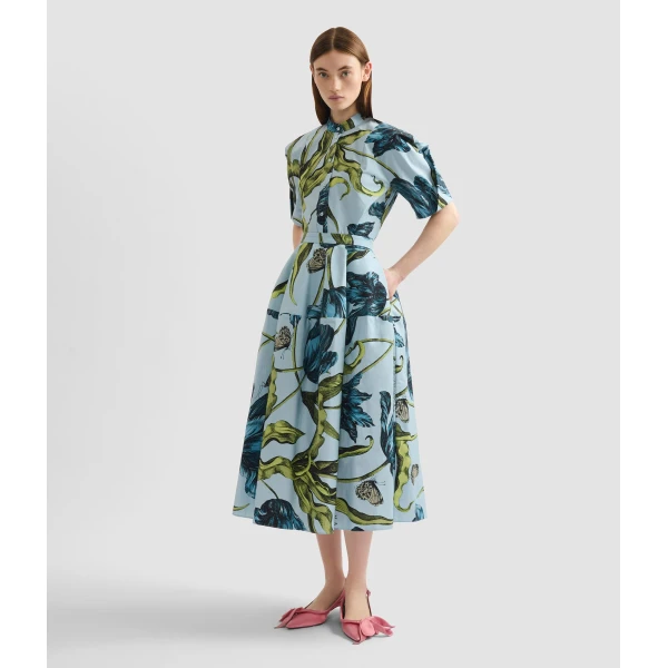 Erdem Floral Print Short Sleeve Shirt - Tops - British Romantic Luxury at Coveti
