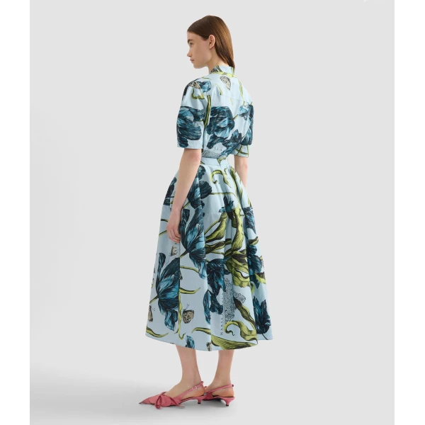 Erdem Floral Print Short Sleeve Shirt - Tops - British Romantic Luxury at Coveti