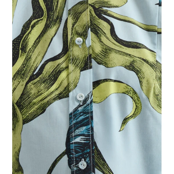 Erdem Floral Print Short Sleeve Shirt, view 5