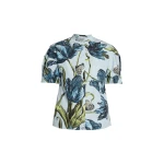 Erdem Floral Print Short Sleeve Shirt - Tops - British Romantic Luxury at Coveti
