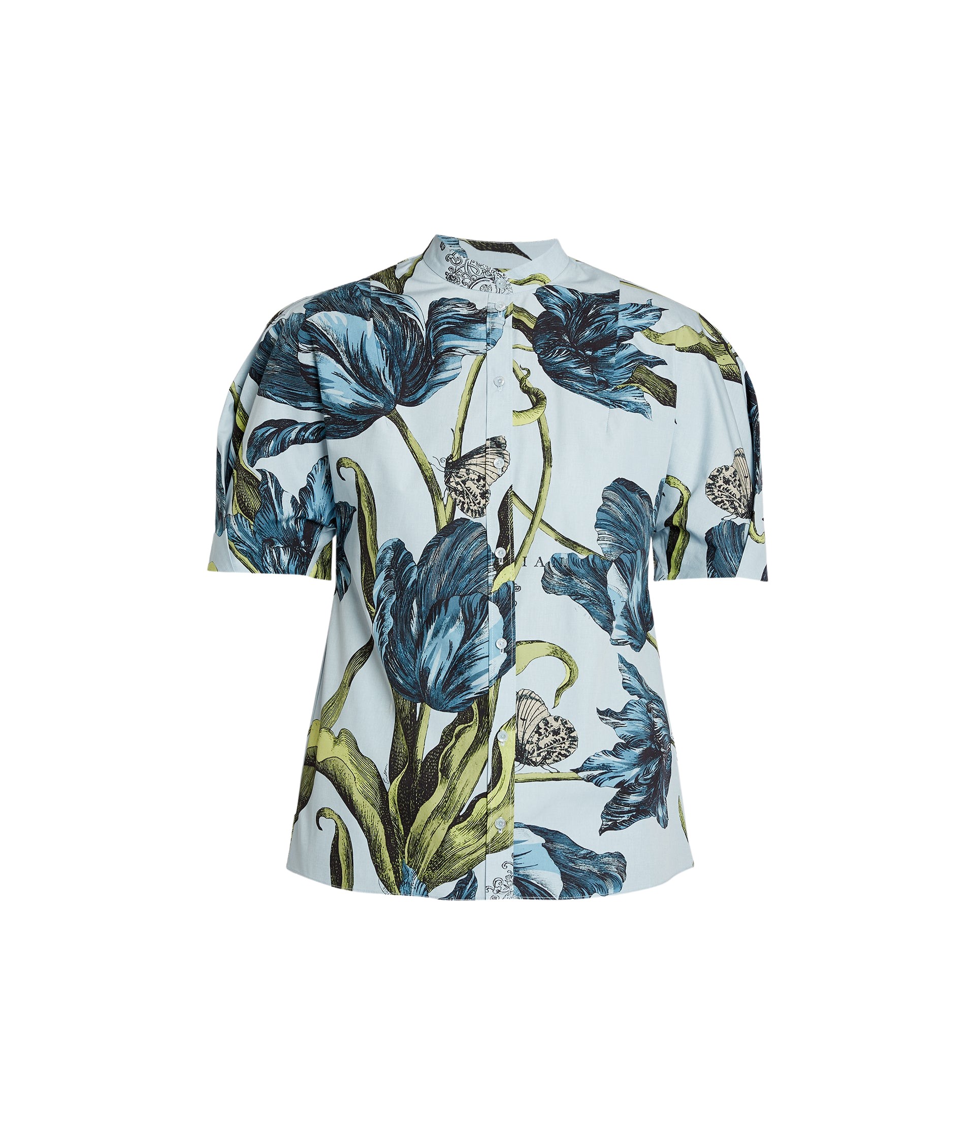 Erdem Floral Print Short Sleeve Shirt