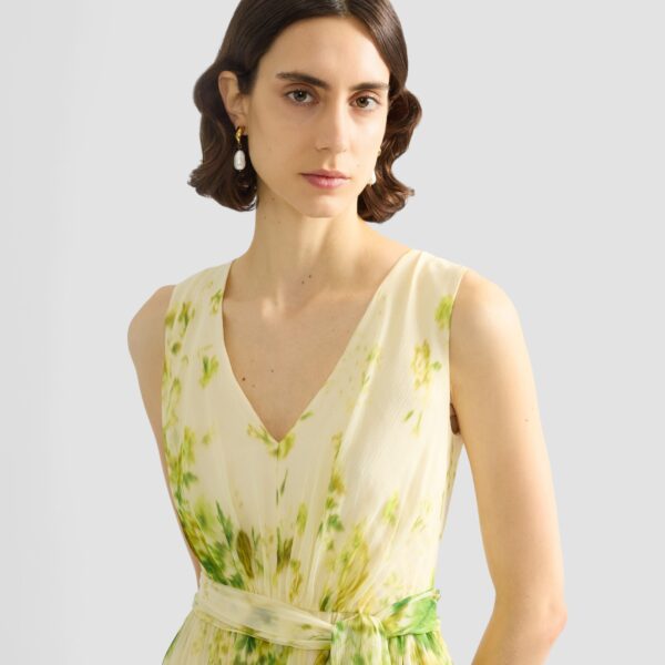 Erdem Floral Print Silk Creponne Sleeveless Gown - Dresses - British Romantic Luxury at Coveti