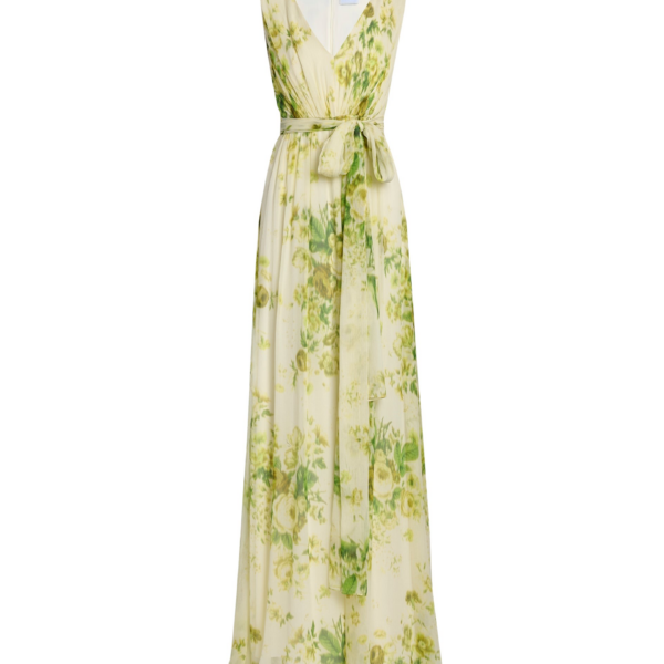 Erdem Floral Print Silk Creponne Sleeveless Gown - Dresses - British Romantic Luxury at Coveti