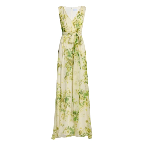 Erdem Floral Print Silk Creponne Sleeveless Gown - Dresses - British Romantic Luxury at Coveti