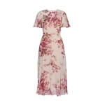 Erdem Floral Print Silk Voile Fit And Flared Midi Dress - Dresses - British Romantic Luxury at Coveti