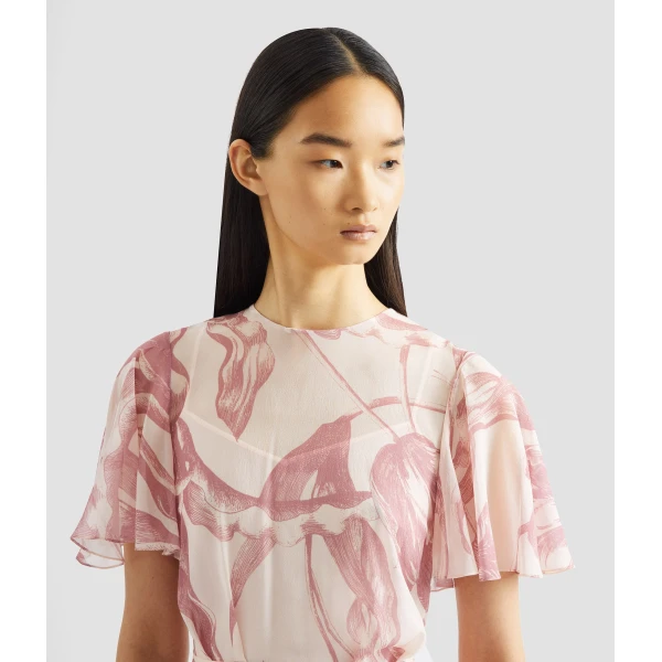 Erdem Floral Print Silk Voile Midi Dress - Dresses - British Romantic Luxury at Coveti