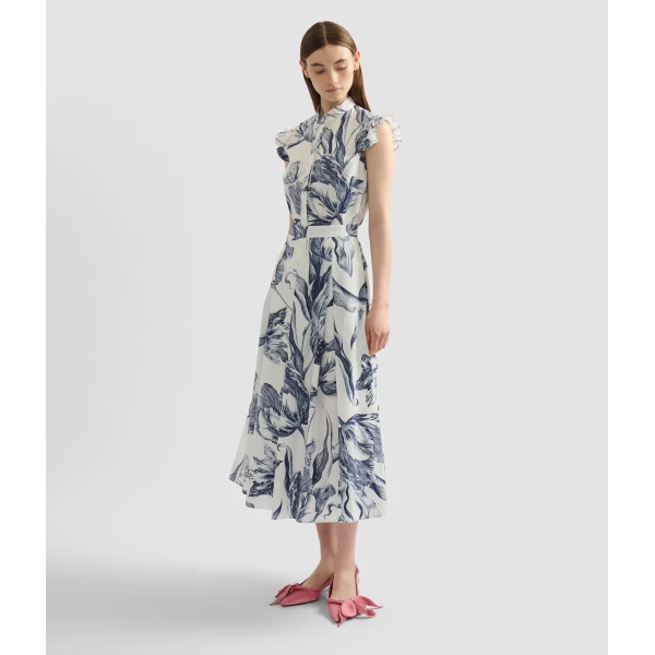 Erdem Floral Print Sleeveless Top - Tops - British Romantic Luxury at Coveti