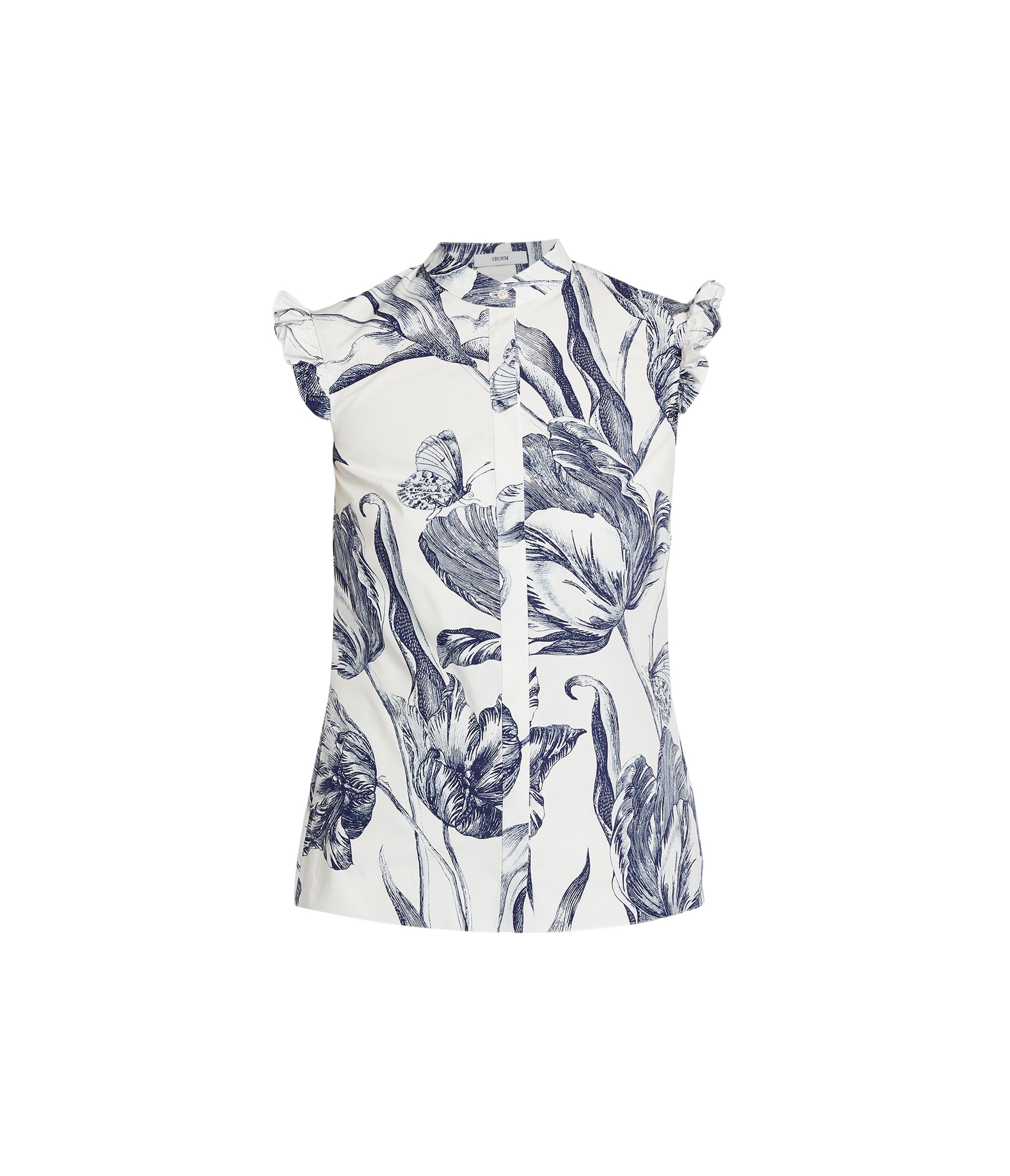 Erdem Floral Print Sleeveless Top