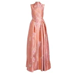 Erdem Floral Print Textured Satin Hourglass Gown - Dresses - British Romantic Luxury at Coveti