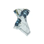 Erdem Floral Print Textured Satin Short Sleeve Blouse - Tops - British Romantic Luxury at Coveti