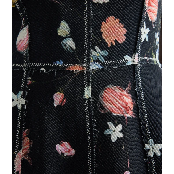 Erdem Floral Print Textured Twill Sleeveless Midi Dress - Dresses - British Romantic Luxury at Coveti