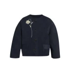 Erdem Flower Jacquard Cropped Jacket - Jackets - British Romantic Luxury at Coveti