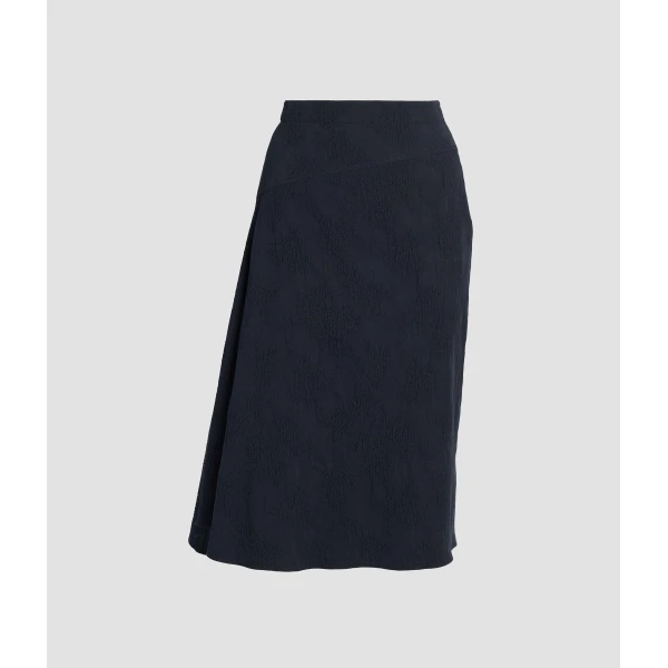 Erdem Flower Jacquard Drape Midi Skirt - Skirts - British Romantic Luxury at Coveti
