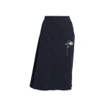 Erdem Flower Jacquard Drape Midi Skirt - Skirts - British Romantic Luxury at Coveti