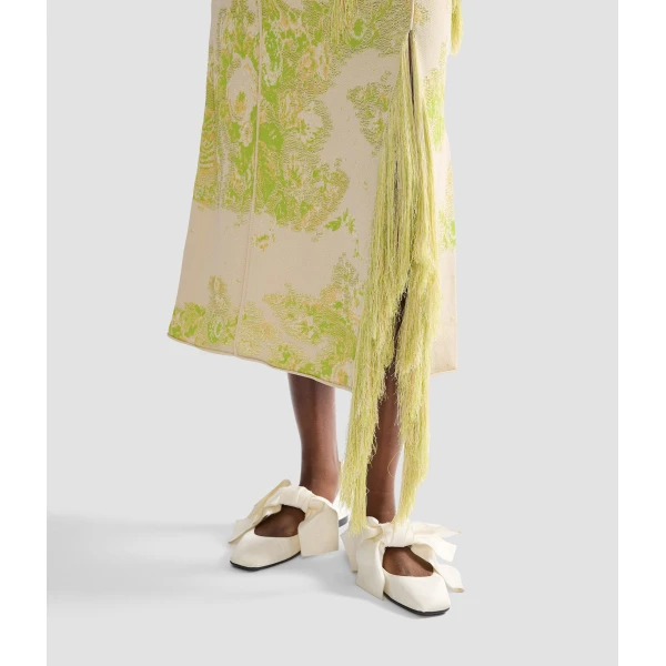 Erdem French Fray Midi Pencil Knit Skirt - Skirts - British Romantic Luxury at Coveti