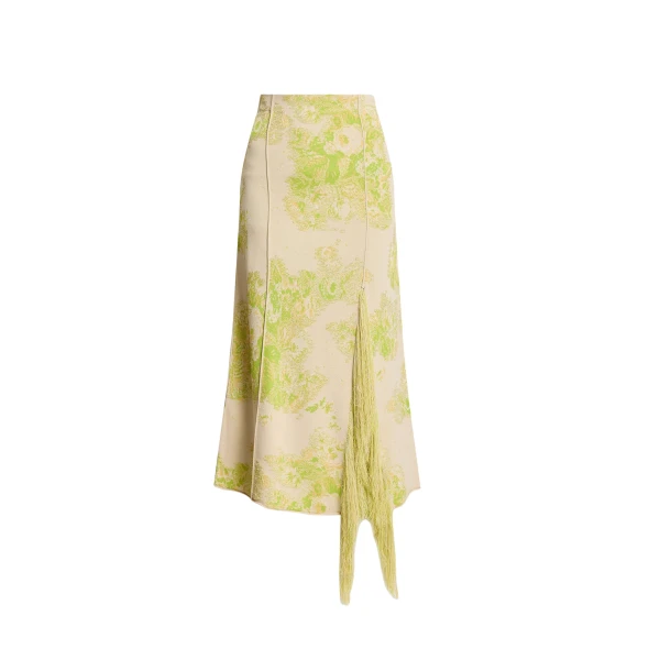 Erdem French Fray Midi Pencil Knit Skirt - Skirts - British Romantic Luxury at Coveti