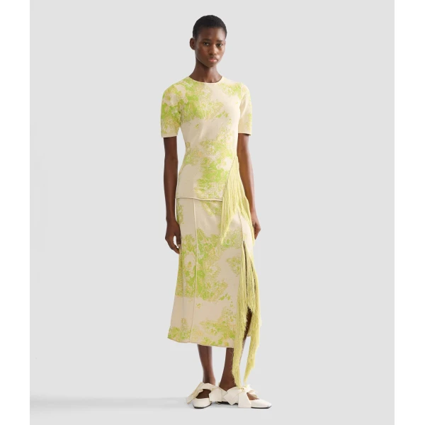 Erdem French Fray Short Sleeve Knit Top - Knitwear - British Romantic Luxury at Coveti