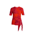 Erdem French Fray Short Sleeve Knit Top - Knitwear - British Romantic Luxury at Coveti