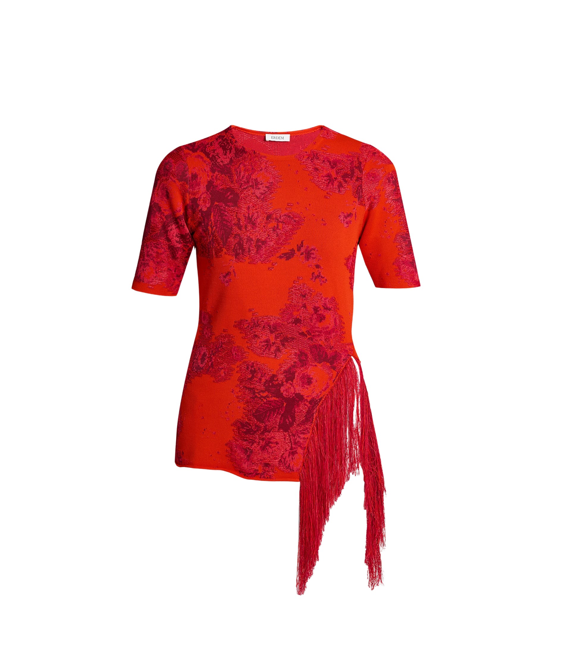 Erdem French Fray Short Sleeve Knit Top - Knitwear - British Romantic Luxury at Coveti