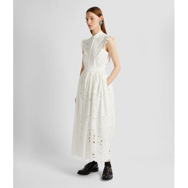 Erdem Gathered Midi Skirt - Skirts - British Romantic Luxury at Coveti
