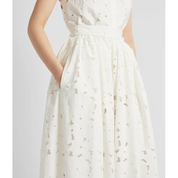 Erdem Gathered Midi Skirt - Skirts - British Romantic Luxury at Coveti