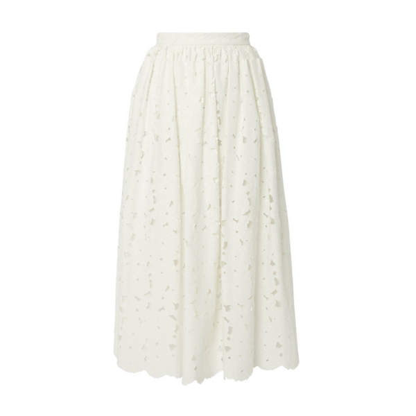 Erdem Gathered Midi Skirt - Skirts - British Romantic Luxury at Coveti