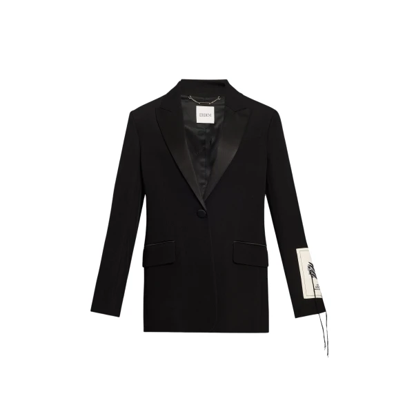 Erdem Grain De Poudre Single Breasted Blazer - Jackets - British Romantic Luxury at Coveti