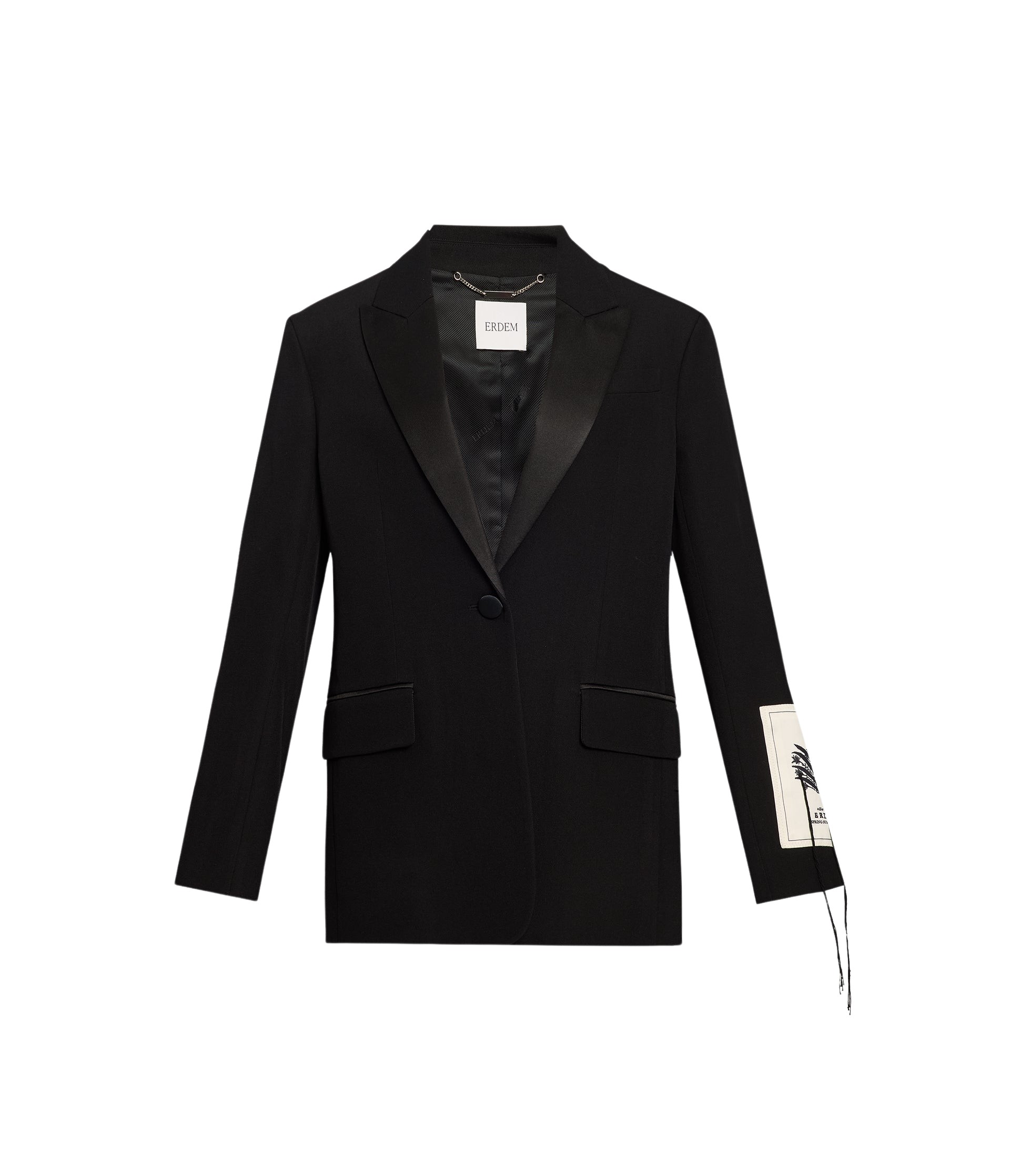 Erdem Grain De Poudre Single Breasted Blazer