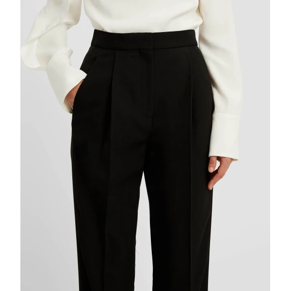 Erdem Grain De Poudre Tailored Trousers - Pants - British Romantic Luxury at Coveti