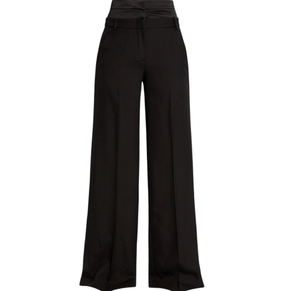 Erdem Grain De Poudre Wide Leg Trouser - Pants - British Romantic Luxury at Coveti