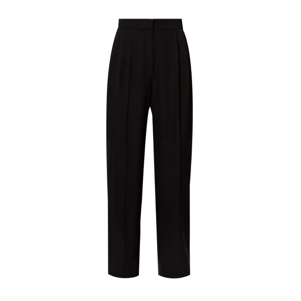 Erdem Grain De Poudre Wide Leg Trouser - Pants - British Romantic Luxury at Coveti