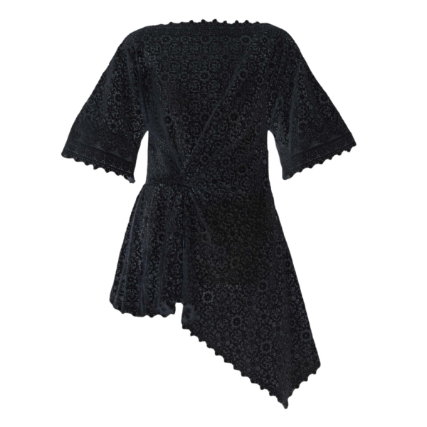 Erdem Guipure Lace Short Sleeve Blouse - Tops - British Romantic Luxury at Coveti