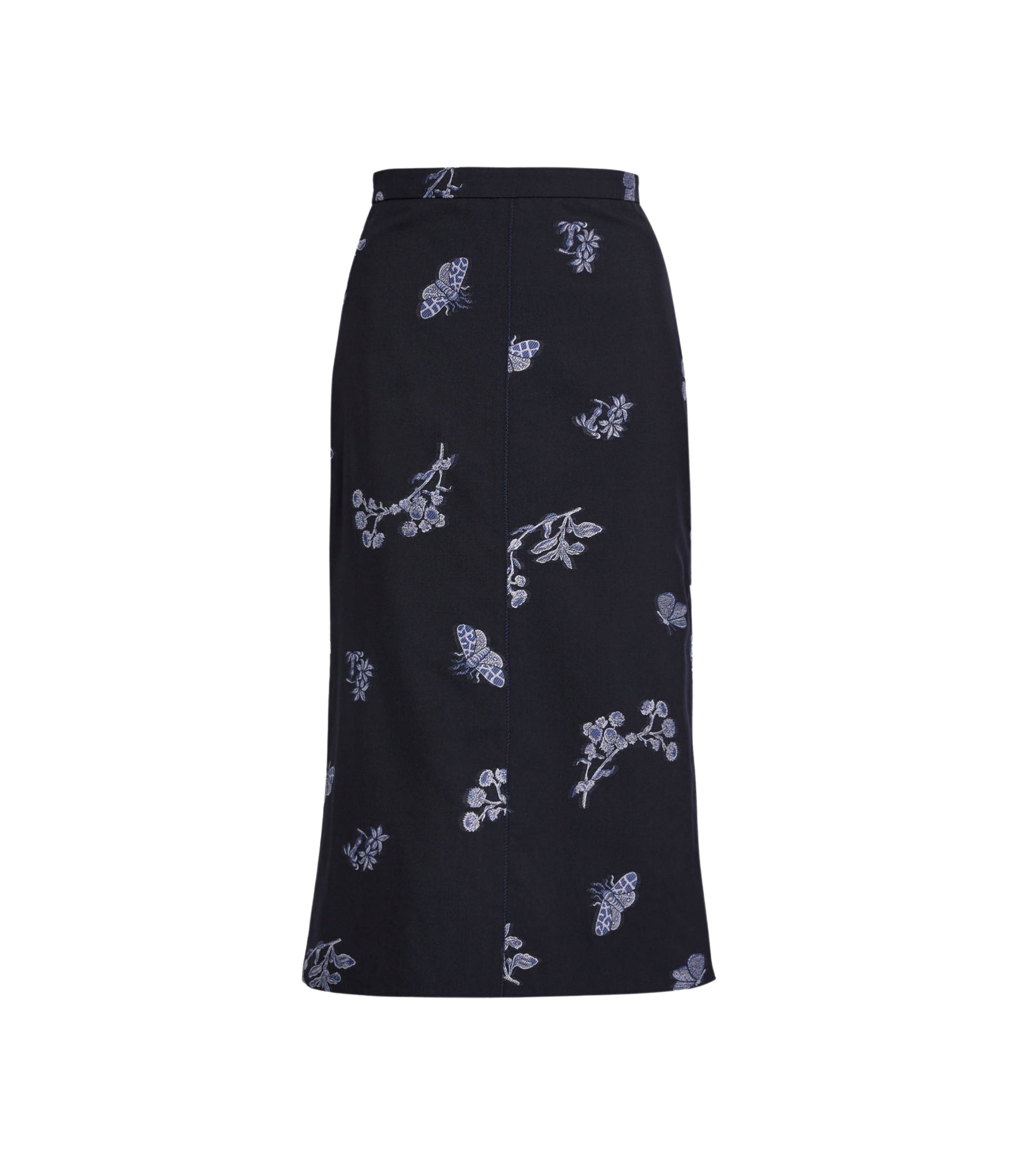 Erdem Jacquard Pencil Midi Skirt - Skirts - British Romantic Luxury at Coveti