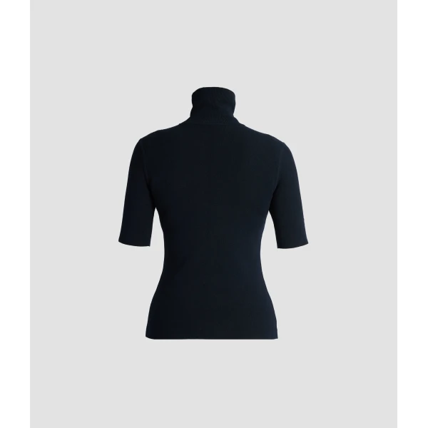 Erdem Jacquard Short Sleeve Knit Top - Knitwear - British Romantic Luxury at Coveti