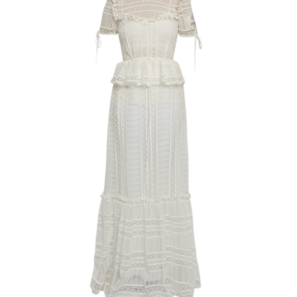 Erdem Lace Short Sleeve Gown - Dresses - British Romantic Luxury at Coveti